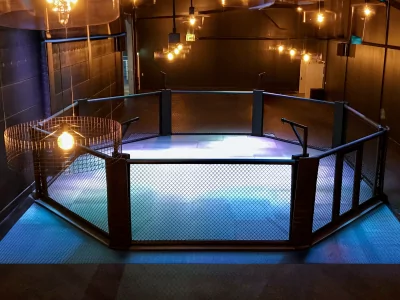 Deluxe boxing rings and MMA cages