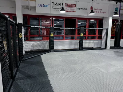 Deluxe boxing rings and MMA cages